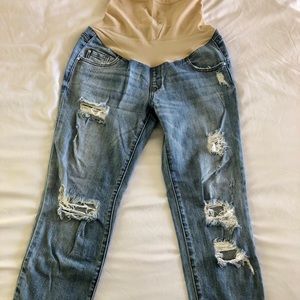 Luxe Essentials Denim Secret Fit Maternity Jeans